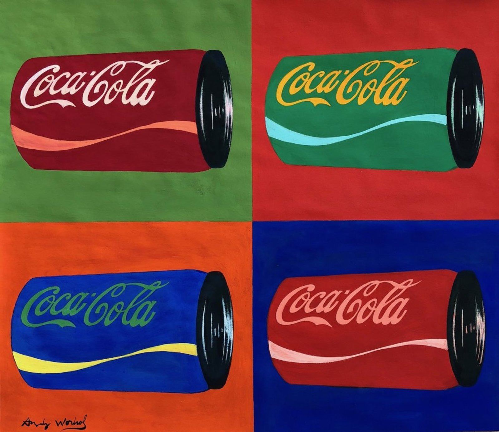 AttivArte - GREEN COCA-COLA BOTTLES - Andy Warhol-1962-Arte Contemporanea