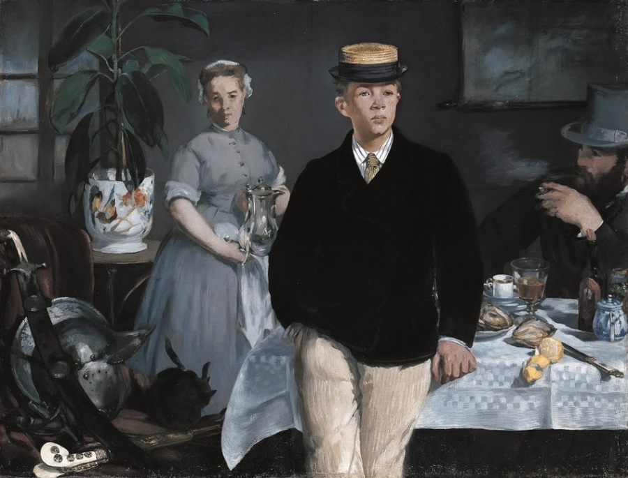 COLAZIONE NELL’ ATELIER -  Edouard Manet 1868