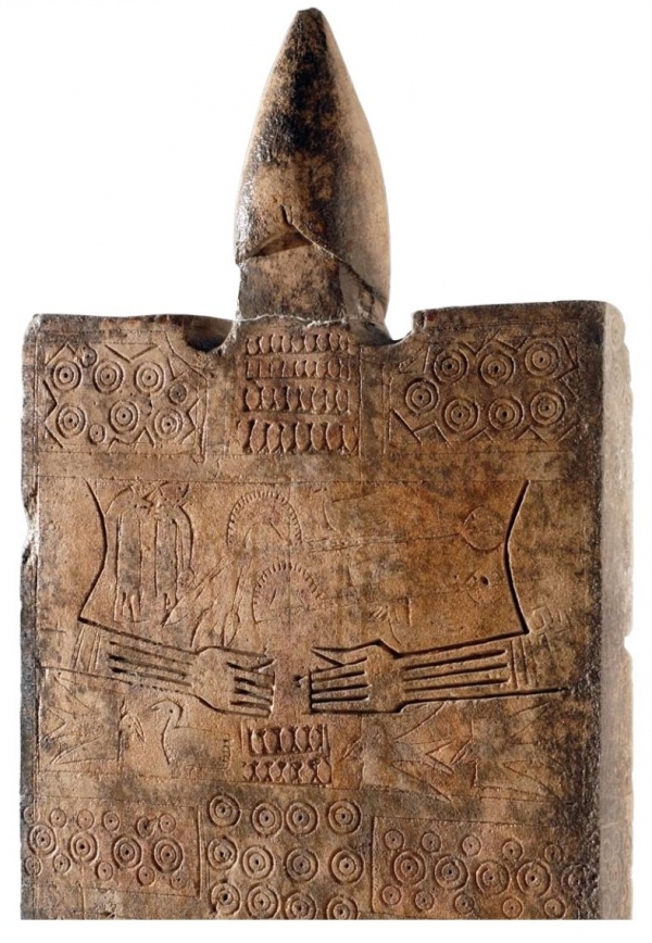 STELE DEI DAUNI 0235 - VII-VI sec. a.C. - arte preistorica
