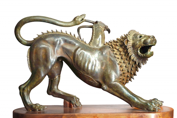 CHIMERA DI AREZZO, V - IV sec. a.C. - Arte etrusca