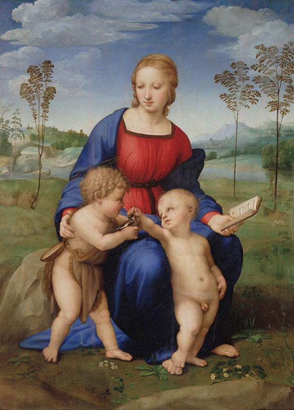 MADONNA DEL CARDELLINO - Raffaello Sanzio 1505 -1506 - Rinascimento