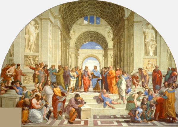 SCUOLA D’ATENE - Raffaello Sanzio 1509-1510 - Rinascimento Maturo