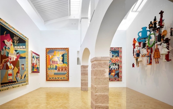 CASA D&#039;ARTE FUTURISTA DEPERO - SALA DELLE TARSIE IN PANNO-  Futurismo