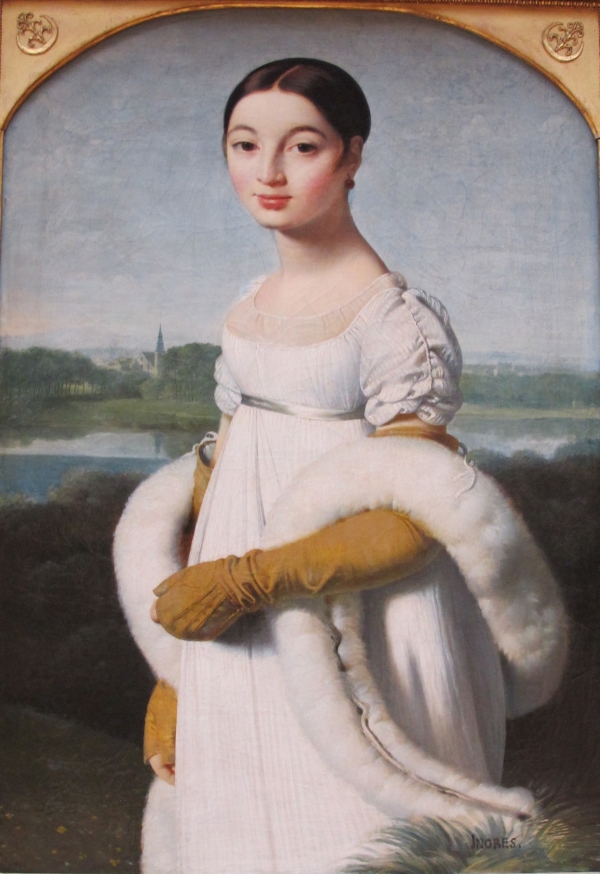MADEMOISELLE CAROLINE RIVIERE - A. Dominique Ingres - 1805 - Neoclassicismo