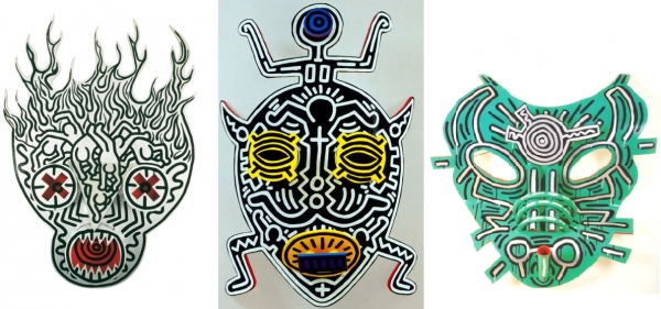 MASCHERE - Keith Haring 1987-1988 - Arte Contemporanea